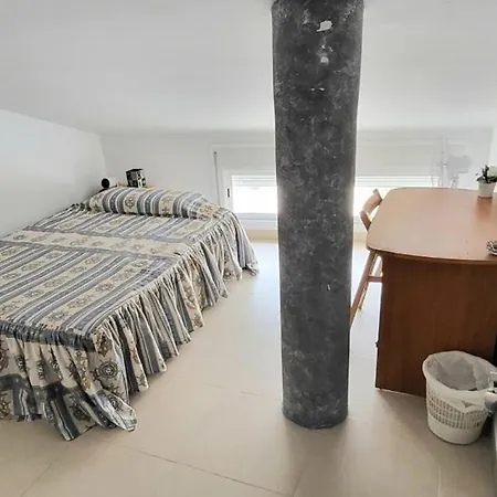 Ferienwohnung Luminoso Atico Duplex Con Terraza De Cesped Montroy Exterior foto